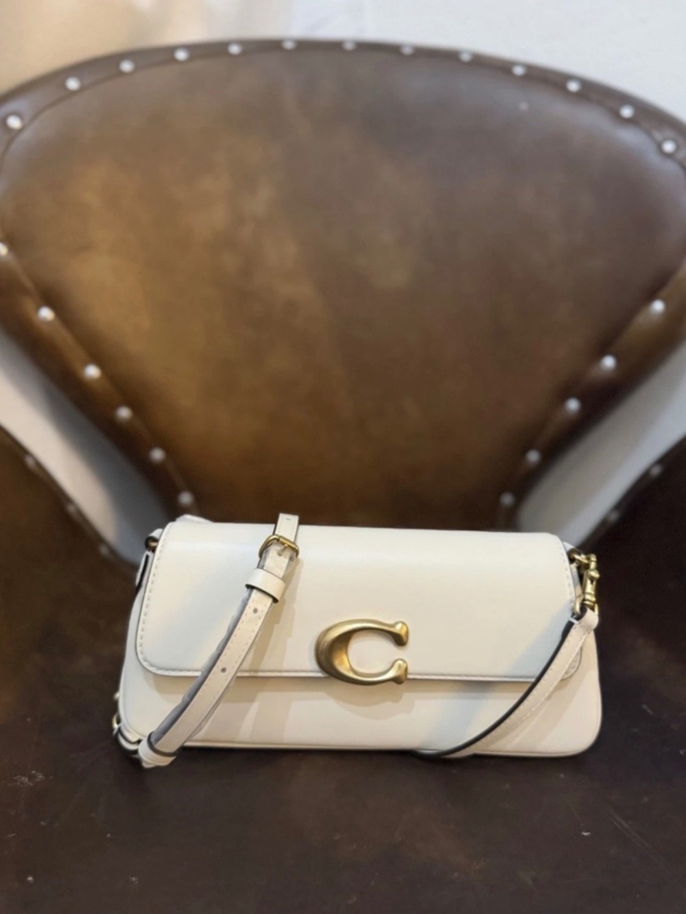 Coach Jet Bag Chalk White CAM16 NWT